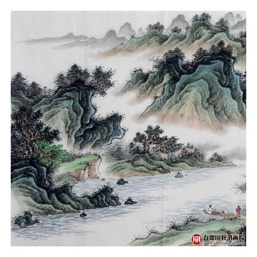 高云鹏《山水作品》68*178cm 山水横幅作品 办公室/客厅挂画 商品图3