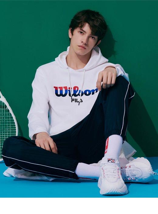 【新品】7楼斐乐 FILA WILSON斐乐男子连帽卫衣2020秋季新款运动时尚联名卫衣【待调整】 商品图1