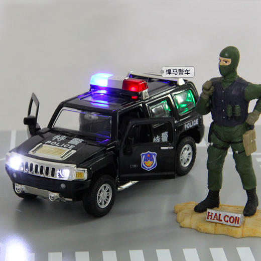 A 彩珀·成真1:32宝马X6警车合金车模  No.88350 商品图2
