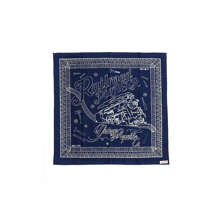 国棉壹厂/VR013/老火车头方巾VintageRepublic