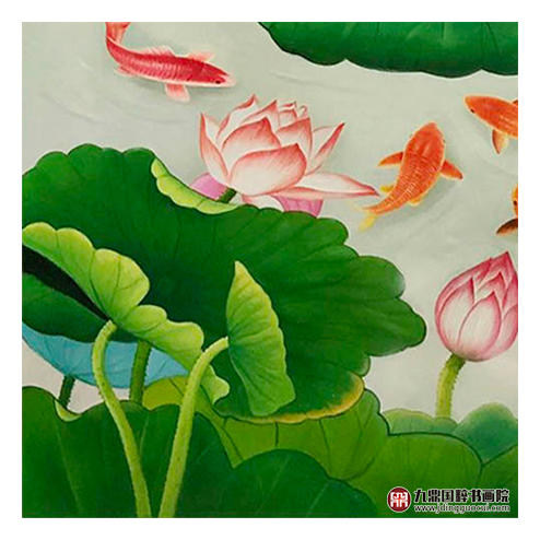 郑一坡《清气满堂》68×68cm 油画斗方作品 卧室/餐厅挂画 商品图5