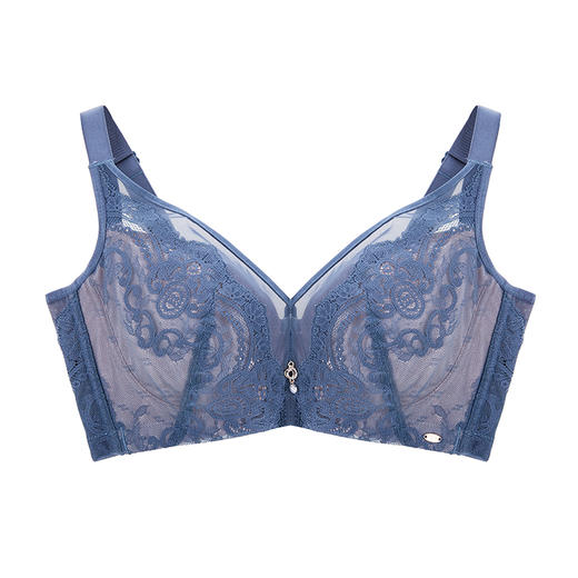 皇家丽美薄款调整型收副乳内衣记忆软钛圈防下垂外扩大胸显小U型美背文胸WJ025-1 商品图5