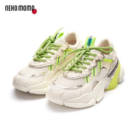 nekomomo老爹鞋ins潮2020年新款厚底增高网面休闲百搭运动女潮鞋旅游鞋