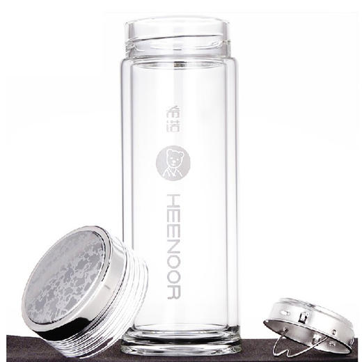 希诺 玻璃杯办公室泡茶 XN-6515 仿金色 商品图2