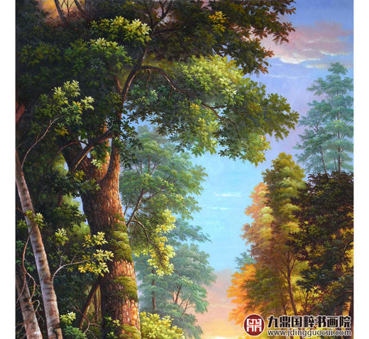 郑一坡《牧归图》80×160cm 油画竖幅作品 玄关/茶室/卧室挂画 商品图3