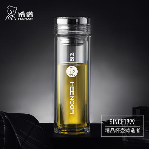 希诺 玻璃杯办公室泡茶 XN-6515 仿金色 商品图1