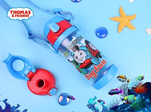 【托马斯】*儿童水杯双盖学生吸管杯男女宝宝直饮杯便携外出夏季水杯子 商品图2