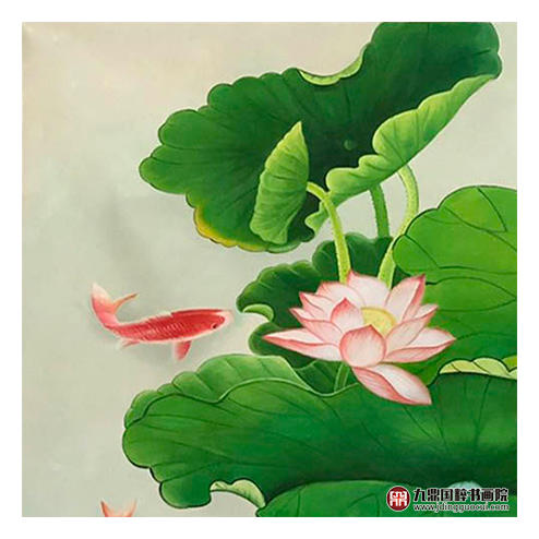 郑一坡《清气满堂》68×68cm 油画斗方作品 卧室/餐厅挂画 商品图3