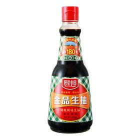 厨邦金品生抽    410ml/瓶