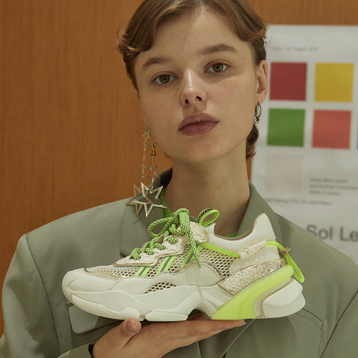 nekomomo老爹鞋ins潮2020年新款厚底增高网面休闲百搭运动女潮鞋旅游鞋 商品图2