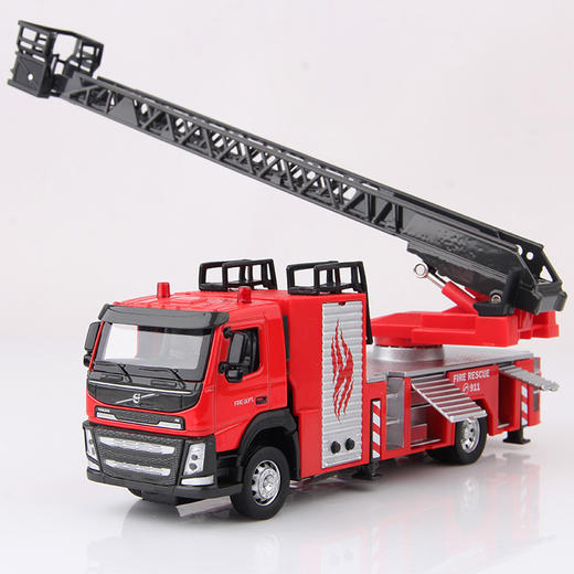 【城市英雄】1:50云梯消防车 工程车 商品图0