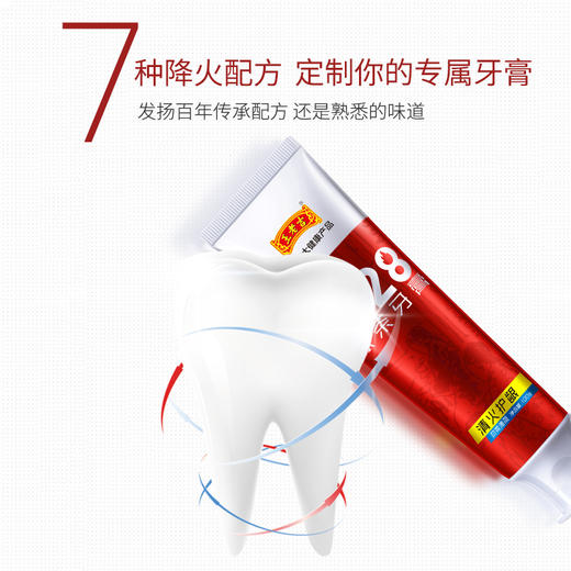【匠心传承】王老吉1828凉茶牙膏，7种降火配方，清火护龈，亮白护齿 商品图1