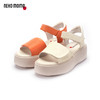 nekomomo2020年夏季魔术贴网红百搭牛皮厚底轻便运动时装凉鞋 商品缩略图4