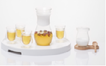 花语茶具套装(含45500033+茶盘35500032)