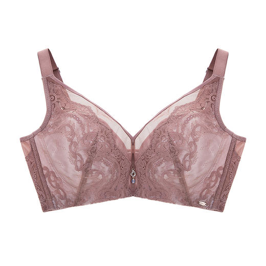 皇家丽美薄款调整型收副乳内衣记忆软钛圈防下垂外扩大胸显小U型美背文胸WJ025-1 商品图4