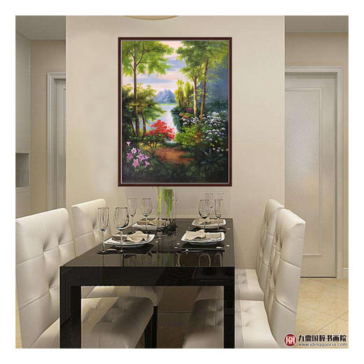 郑一坡《山花烂漫》75×100cm 油画竖幅作品 餐厅/卧室挂画 商品图2