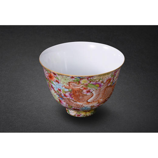 珐琅彩万花凤凰主人杯 商品图1