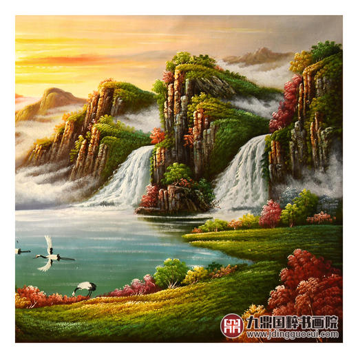 郑一坡《鸿运天成》70×180cm 油画横幅作品 办公室/客厅挂画 商品图5