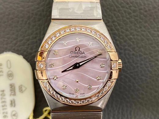 【SSS】欧米茄星座系列石英腕表 ，每个零件都是原装开模，27mm*10mm，1仿表史上首次搭载原装正品欧米茄1376专用机芯（用的正品的机芯）！2石英星座所有散件均可同原版互用 商品图0