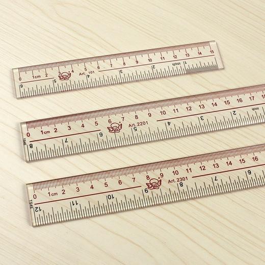 小天使有机玻璃直尺15 20 30cm 40  60 80 100cm透明尺子 测量工具 商品图2
