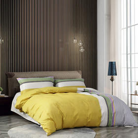 水星家纺 DH全棉斜纹印花套件 雨后清晨 1.8M(6英尺)床