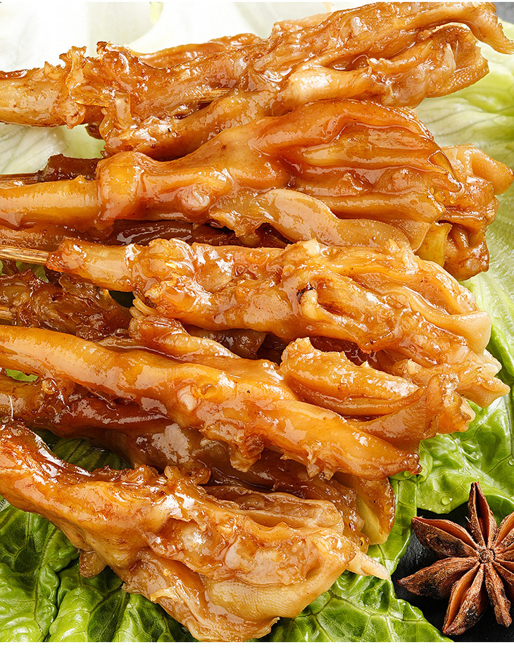 无骨鸭掌串10串烧烤食材半成品重庆仓无货