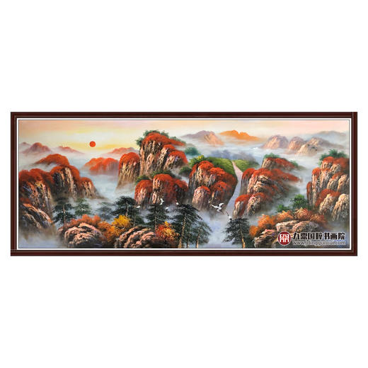 郑一坡《鸿运当头》70×180cm 油画横幅作品 办公室/客厅挂画 商品图0