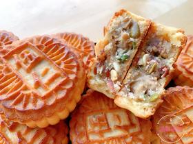 温馨纯手工老式香酥五仁月饼亲民价：9.9元一斤，您尝了吗？