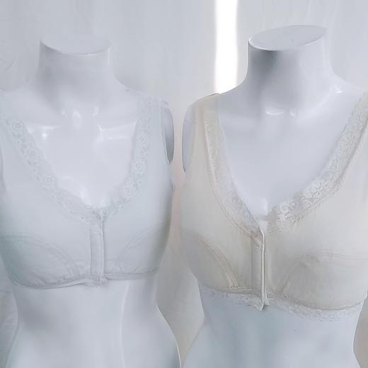 WD004前开扣吸湿速干无钢圈舒适中老年妈妈健康短文胸 商品图0