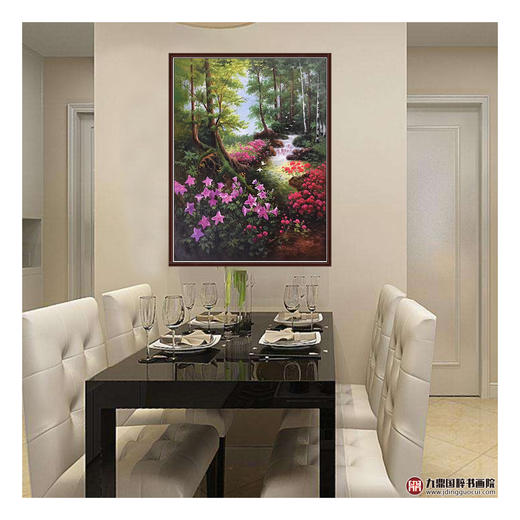 郑一坡《山花烂漫》75×100cm 油画竖幅作品 餐厅/卧室挂画 商品图2