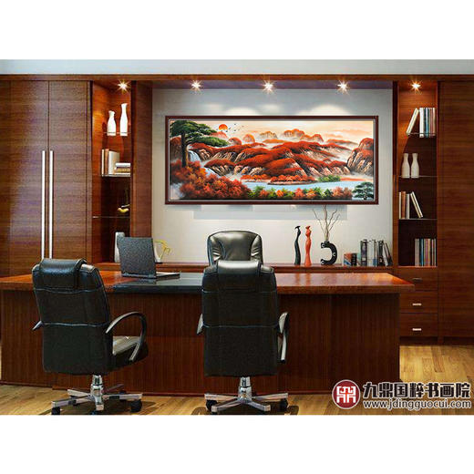 郑一坡《鸿运当头》70×180cm 油画横幅作品 办公室/客厅挂画 商品图2