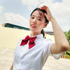 新款纯色银行女士职业蝴蝶结领花学生学院风配件JK制服水手服领结 商品缩略图2