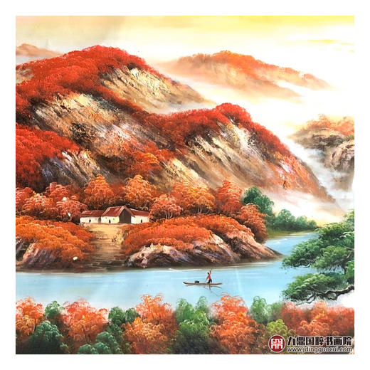 郑一坡《鸿运当头》70×180cm 油画横幅作品 办公室/客厅挂画 商品图4