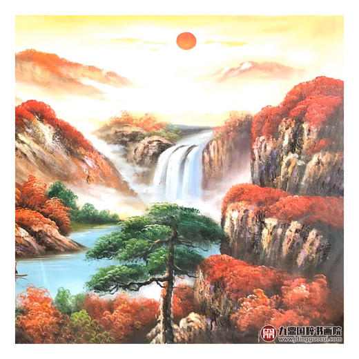 郑一坡《鸿运当头》70×180cm 油画横幅作品 办公室/客厅挂画 商品图5