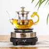 加热玻璃煮茶壶套装全套养生玻璃花茶壶煮茶炉茶具家用小型烧水壶 商品缩略图0