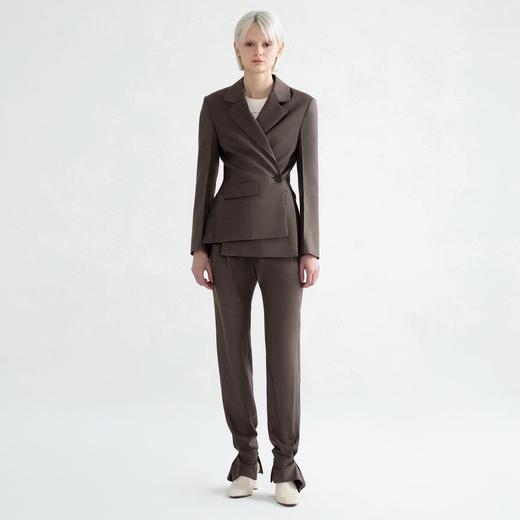 小裤脚拉链长裤 商品图0