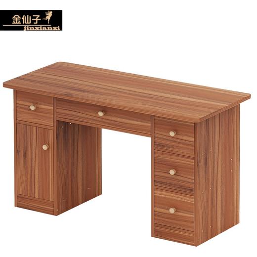 电脑台式桌家用卧室带凳子书桌学生写字桌现代实木办公桌经济型 商品图4