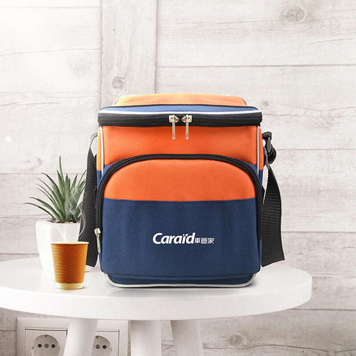 车管家 车载冰箱12L制冷加热迷你小冰箱12V冷藏箱宿舍办公室家用车用冷暖箱便携式冰箱GJ-DC12 12L橙色-仅车用（12V） 商品图4