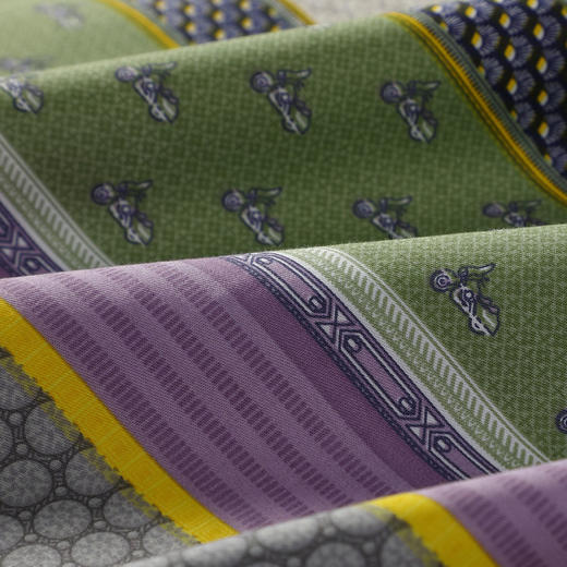 水星家纺 DH全棉斜纹印花套件 雨后清晨 1.8M(6英尺)床 商品图4