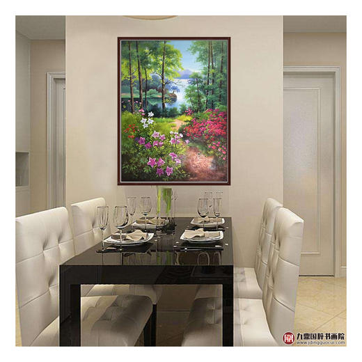 郑一坡《山花烂漫》75×100cm 油画竖幅作品 餐厅/卧室挂画 商品图2