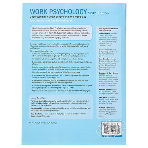 【中商原版】培生：工作心理学 英文原版 WORK PSYCHOLOGY Pearson 商品图1
