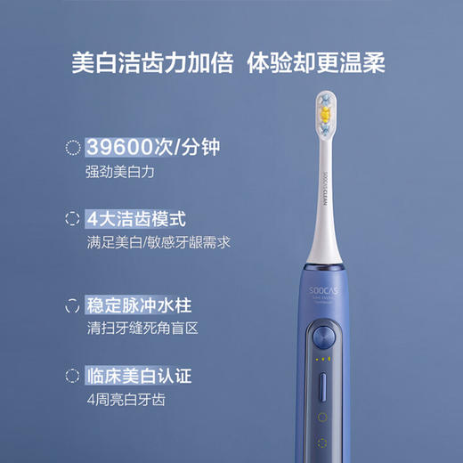 小米生态链 素士声波电动牙刷X5蓝色版 商品图1