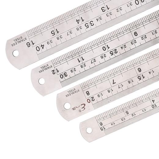 八旗不锈钢直尺15cm20cm30cm40cm60cm100cm 商品图0