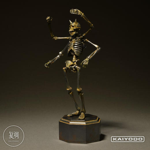 海洋堂 骸骨 鉄錆地調 竹谷隆之 山口式 自在置物 摆件 手办 模型 商品图2