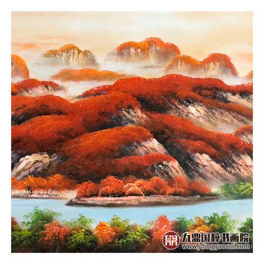 郑一坡《鸿运当头》70×180cm 油画横幅作品 办公室/客厅挂画 商品图4