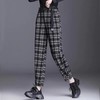 宽松休闲，百搭时尚格子萝卜裤AL5668 商品缩略图0