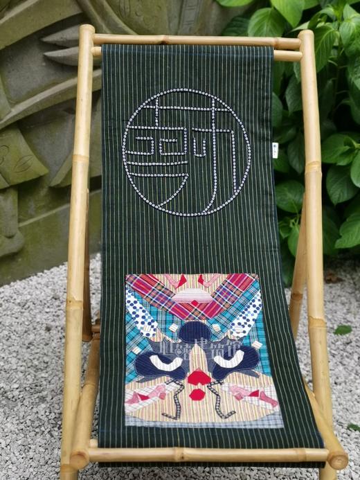 【心鳍建筑馆】四川脸谱双面折叠躺椅 商品图1