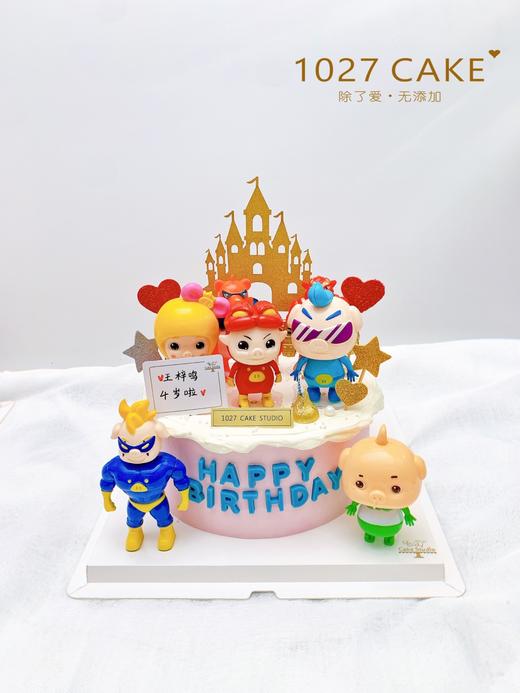 1027CAKE |   猪猪侠主题蛋糕 儿童蛋糕 商品图0