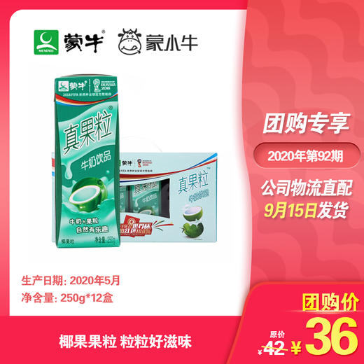 真果粒椰果粒250g×12盒 商品图0