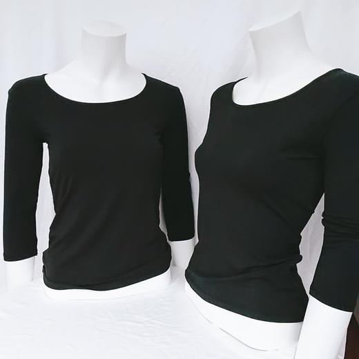 特价  莫代尔七分袖打底上衣（二枚组） 商品图1